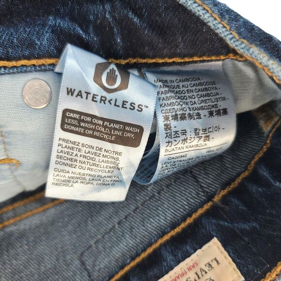 Levi's 501 NWT Mid Thigh Shorts Salsa Center Size 29 - Picture 8 of 9